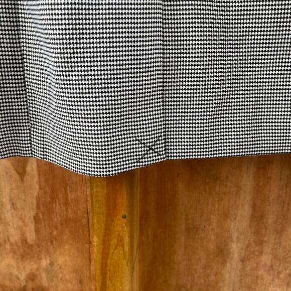 White House Black Market Vegan Leather Houndstooth Sheath Dress Size 10. NEW - Picture 8 of 13